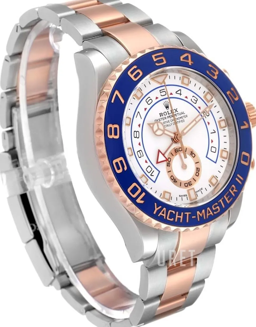 Yacht-Master II Vit/18 karat roséguld Ø44 mm
