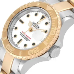 Yacht-Master Vit/18 karat gult guld Ø29 mm