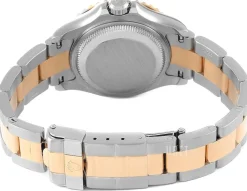 Yacht-Master Vit/18 karat gult guld Ø29 mm