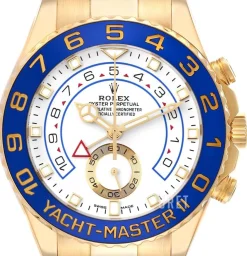 Yacht-Master Vit/18 karat gult guld Ø44 mm