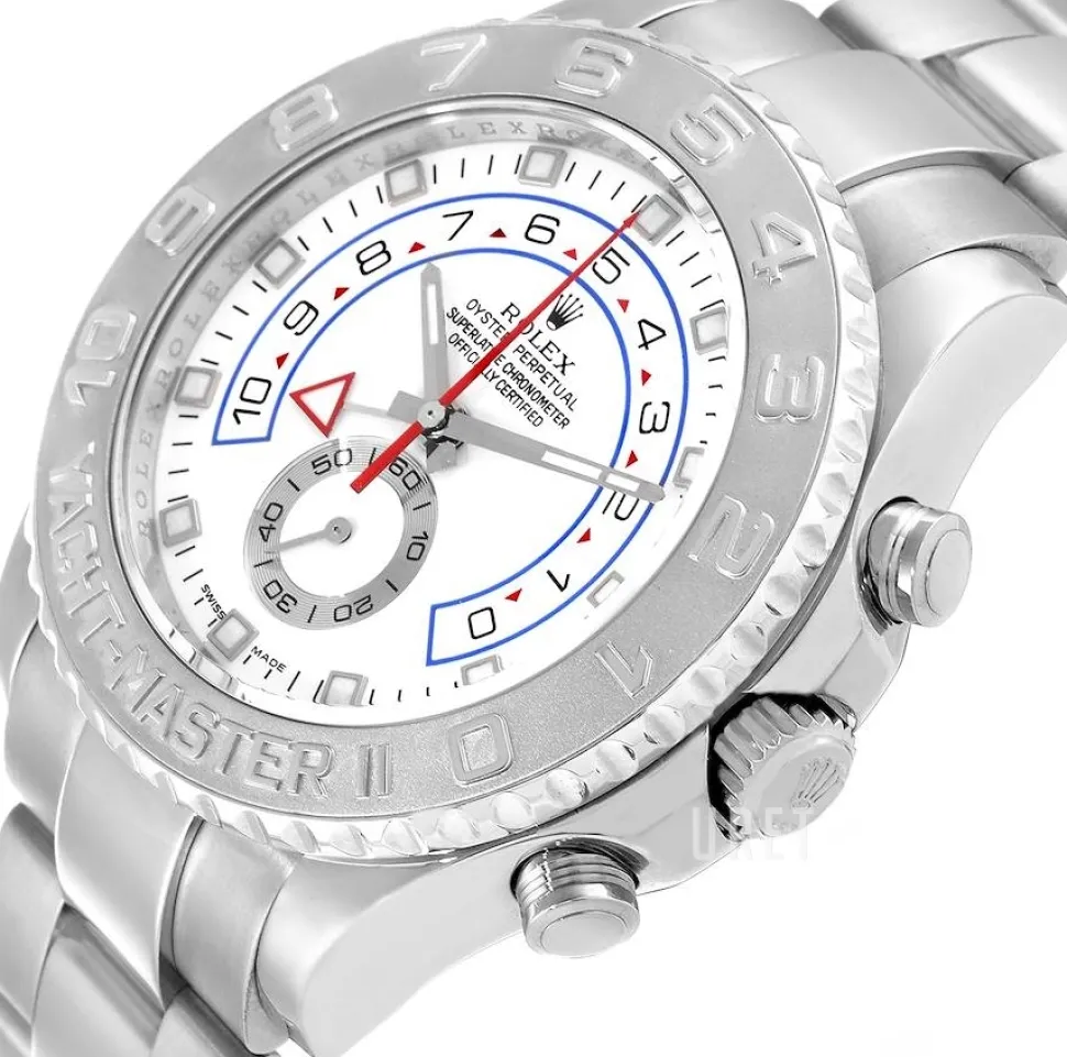 Yacht-Master Vit/18 karat vitt guld Ø44 mm